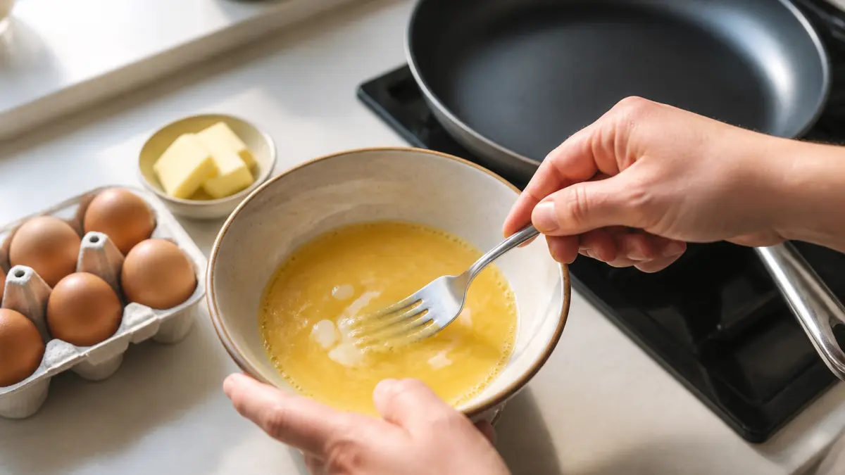 Omelette parfaite : les secrets pour qu'elle soit moelleuse