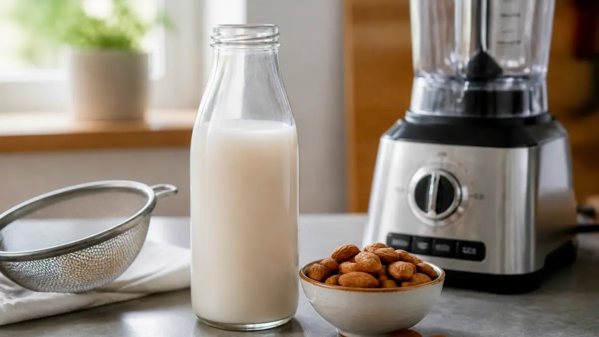 Lait d'amande maison : la recette facile et économique