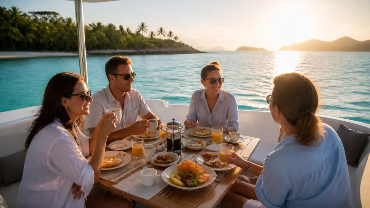 Vivre une journée type en croisière : du lever du soleil aux activités nocturnes