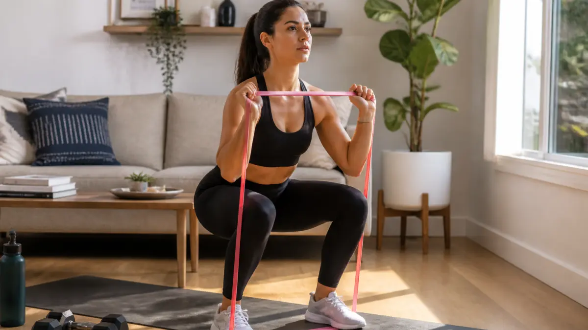 Élastiques de musculation : 8 exercices efficaces à faire chez soi