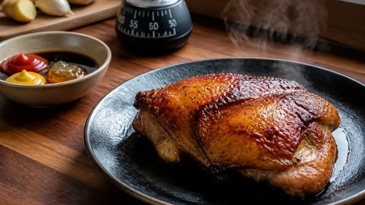 Cuisse de poulet au four : temps de cuisson et marinade express