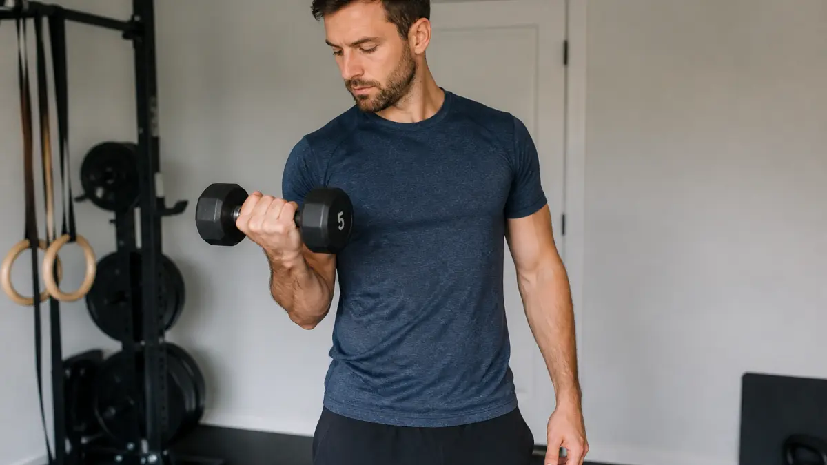 Biceps : les meilleurs exercices avec haltères ou élastiques