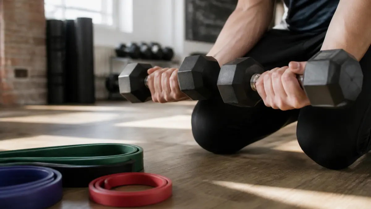 Biceps : les meilleurs exercices avec haltères ou élastiques