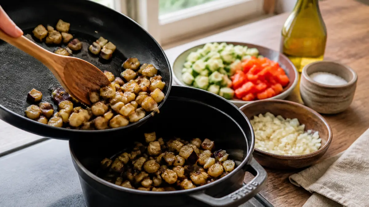 Ratatouille maison : l’ordre de cuisson qui change le goût