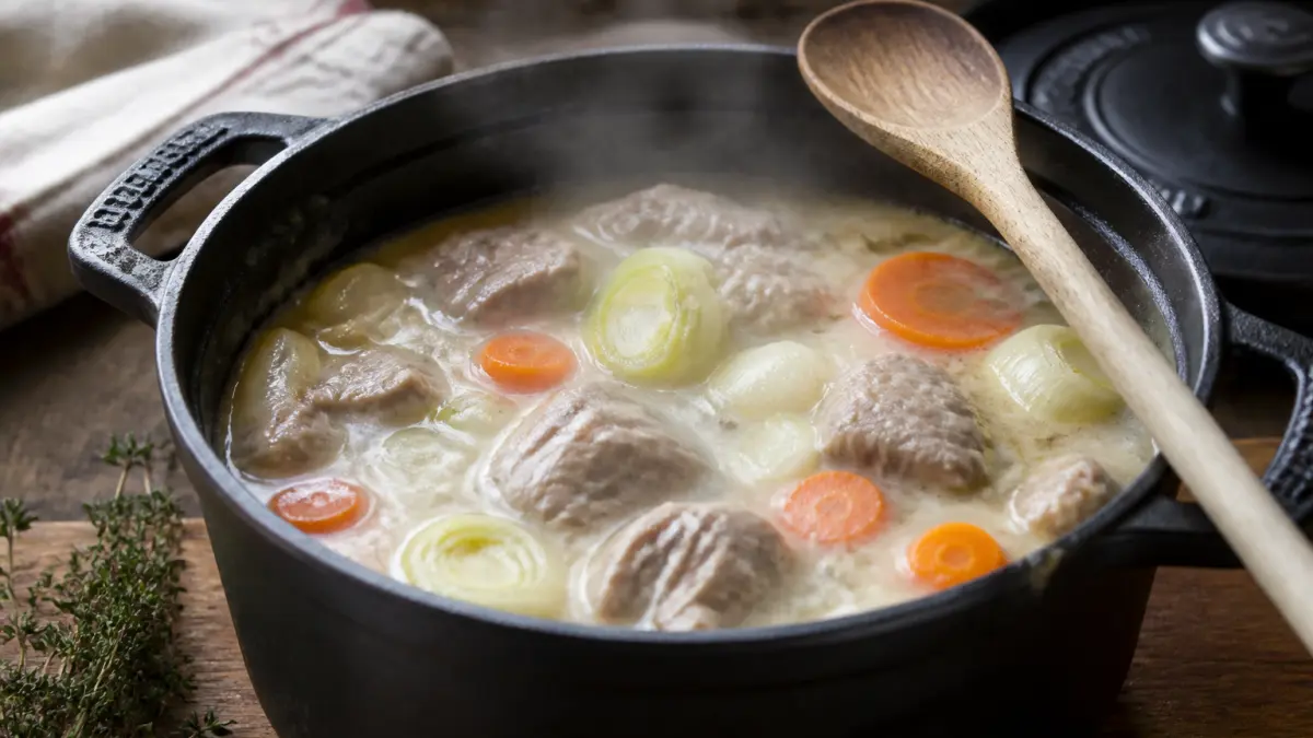 Blanquette de veau : la recette traditionnelle expliquée pas à pas