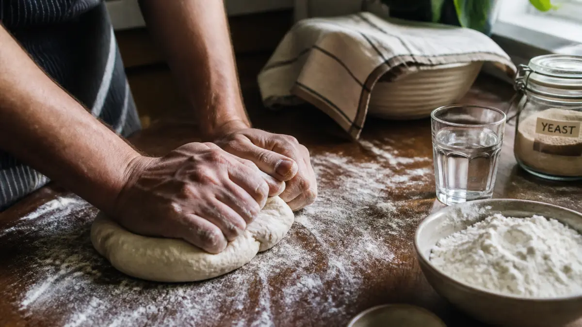 Pâte à pizza maison : levée, farine et cuisson au four classique