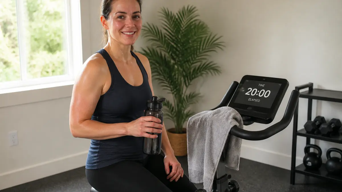 Vélo d’appartement : programme minceur sur 4 semaines