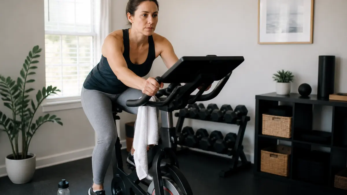 Vélo d’appartement : programme minceur sur 4 semaines