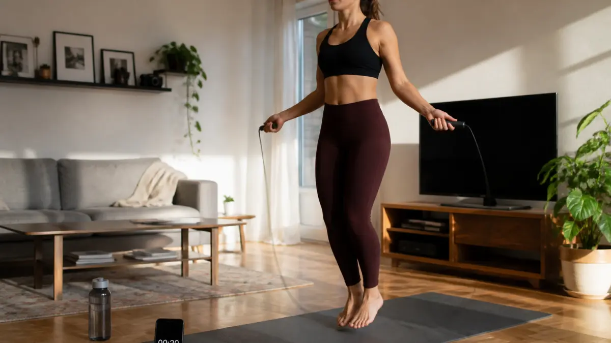 Corde à sauter : combien de minutes pour progresser sans douleur ?