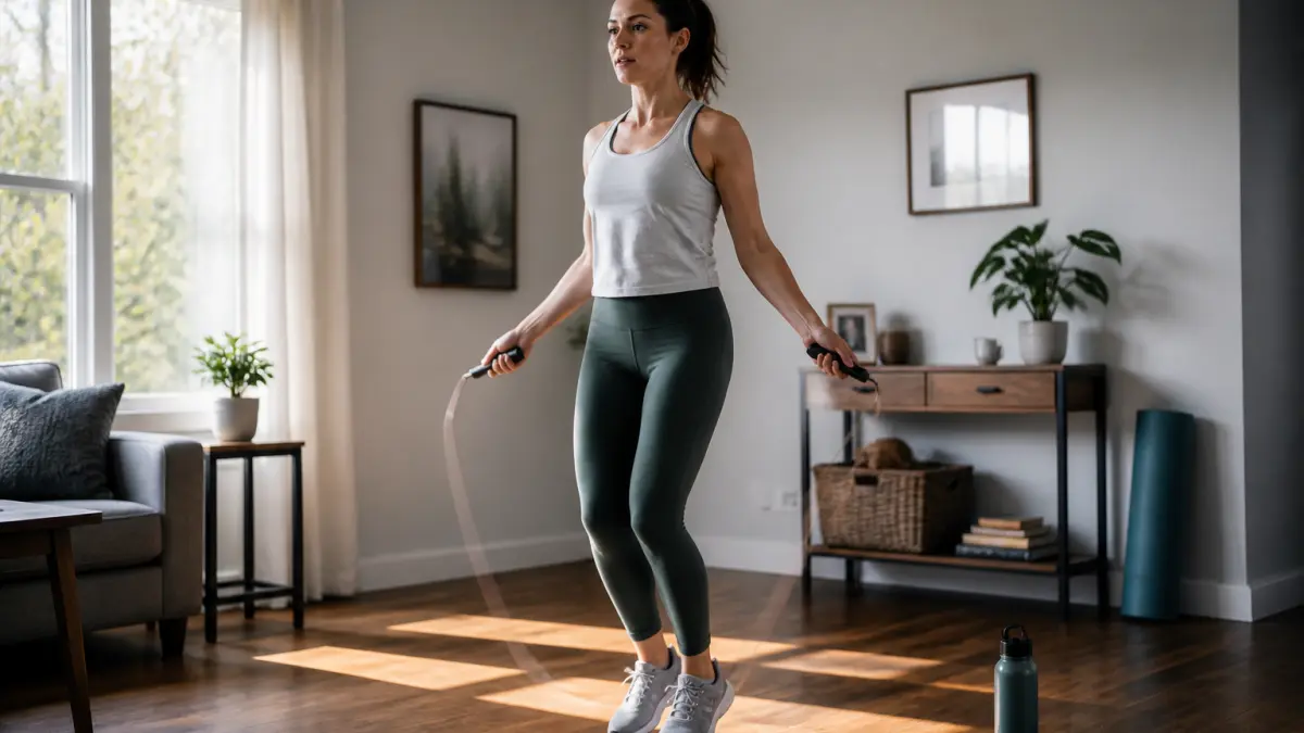 Corde à sauter : combien de minutes pour progresser sans douleur ?