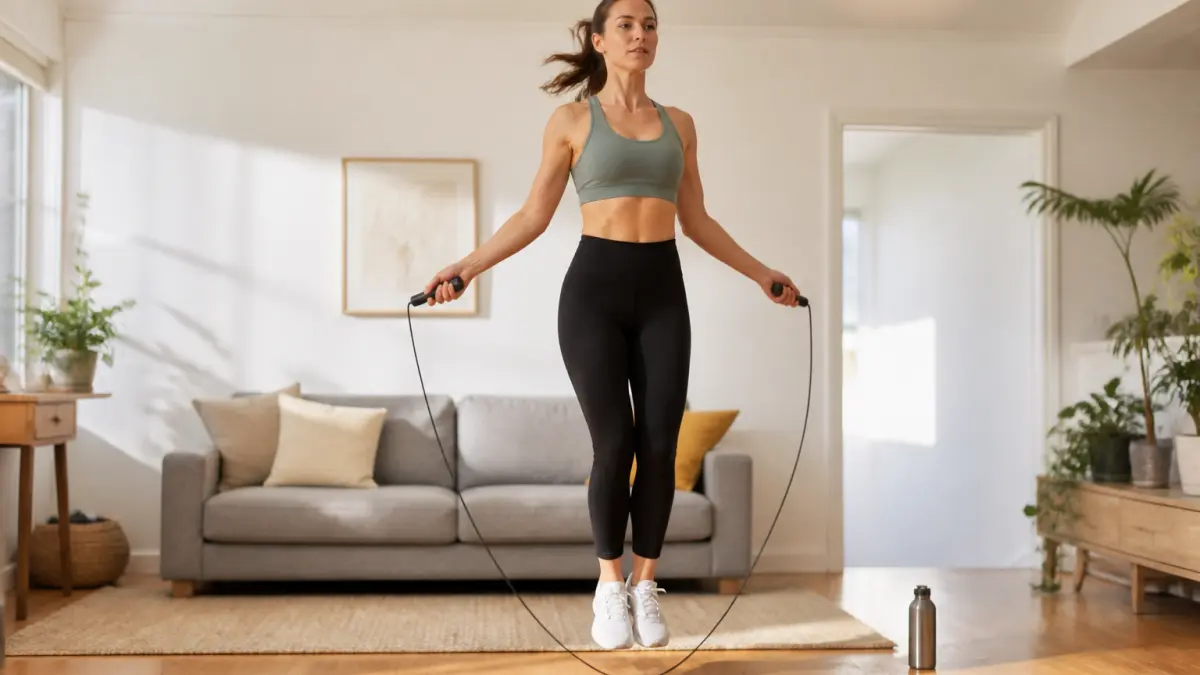 Corde à sauter : combien de minutes pour progresser sans douleur ?