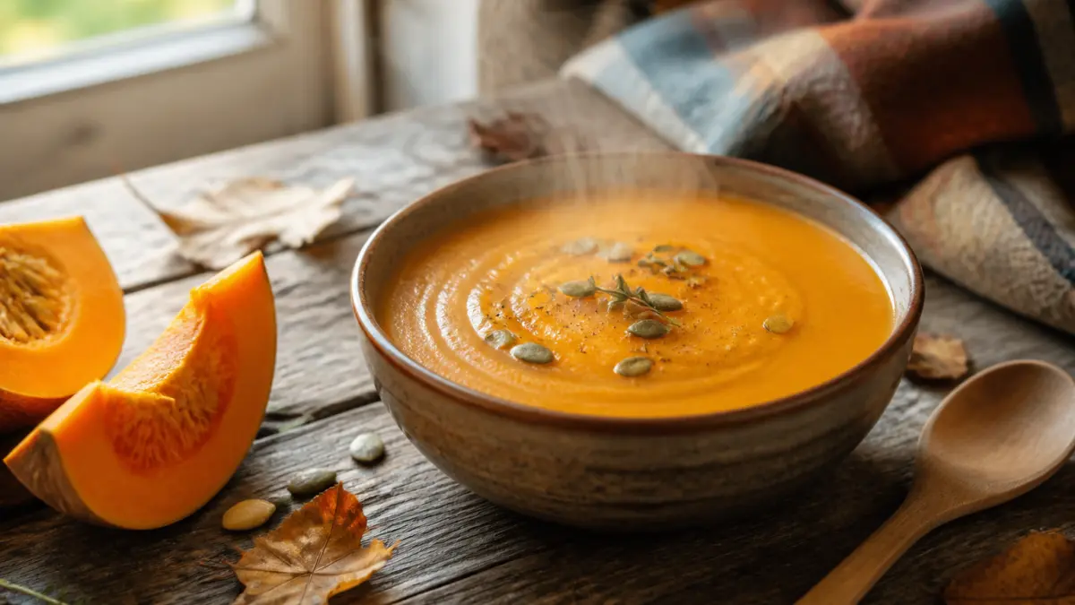 Velouté de potimarron : la recette douce et réconfortante