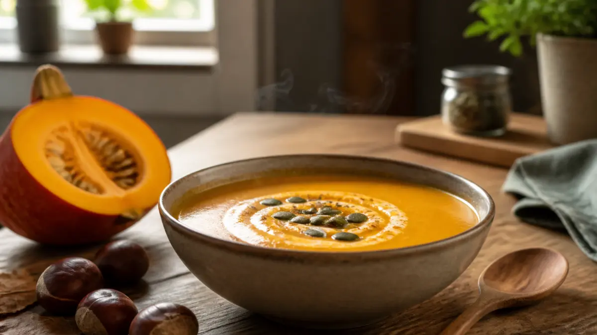 Velouté de potimarron : la recette douce et réconfortante
