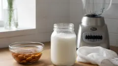 Lait d'amande maison : la recette facile et économique